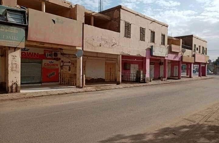 تجار عطبرة ينفذون اضرابا عن العمل