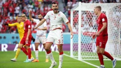 تعادل تونس والدنمارك