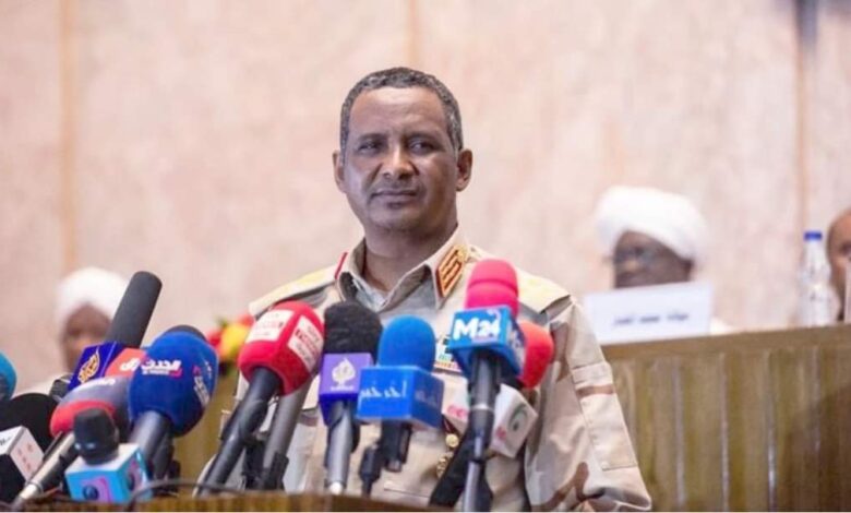 حميدتي يطالب بإصلاحات عميقة في المؤسسة العسكرية