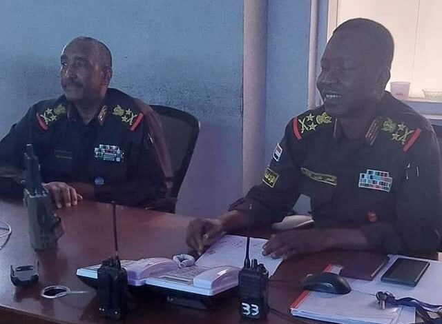 مقطع فيديو يظهر البرهان قائدا للعملية العسكرية ضد الدعم السريع